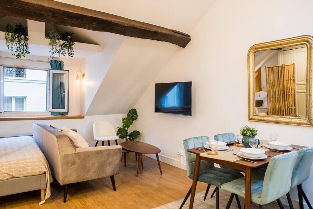 Spacious Studio In Paris Hyper Center - Smart Tv & Wifi - 4P Extérieur photo